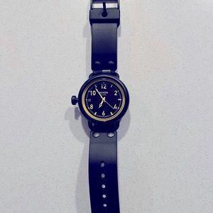 Men's Nixon The October  Lefty  48mm rubber band Battle stations Watch.